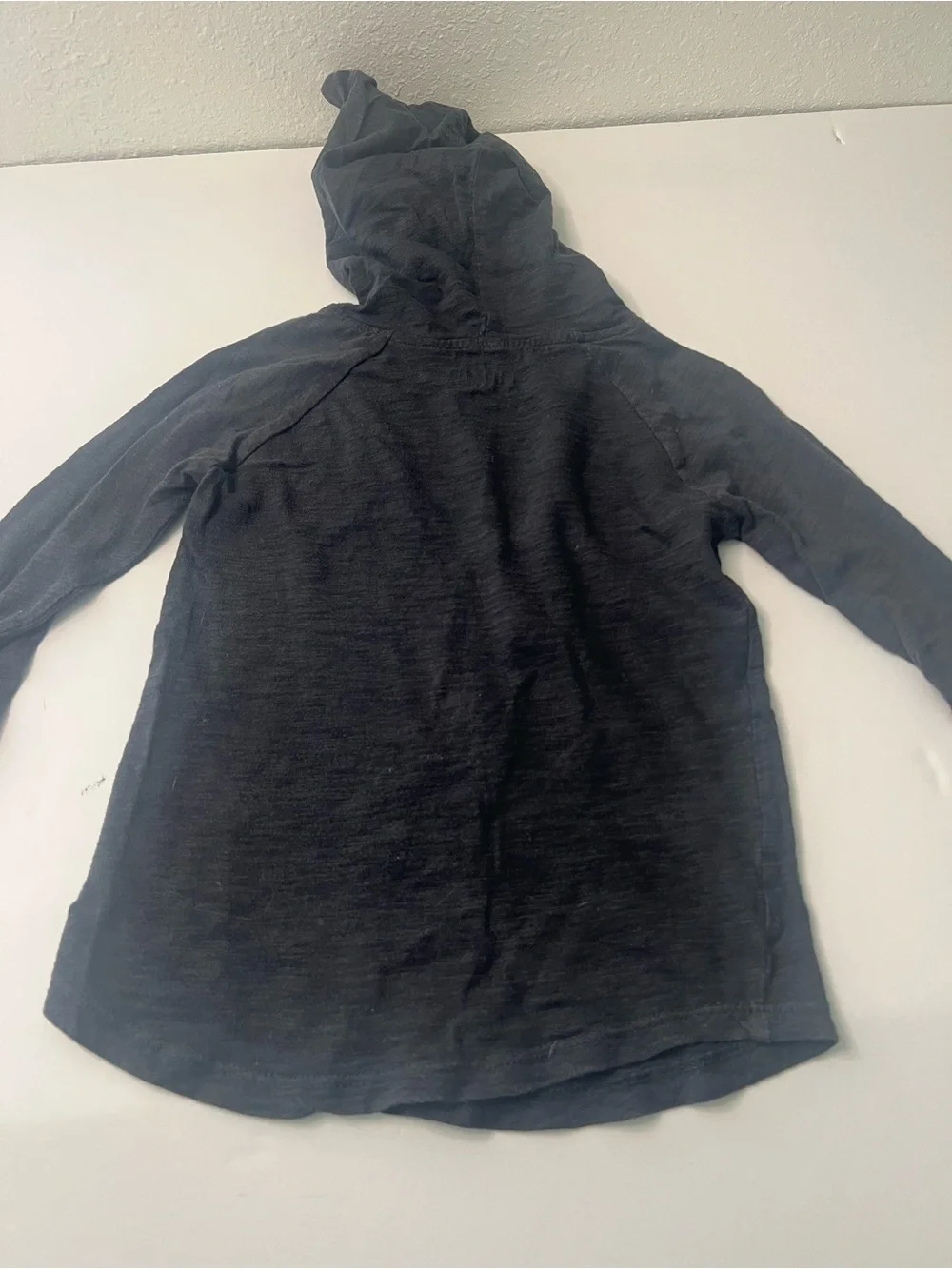 Girls 3T OshKosh Charcoal Hooded Lightweight Top